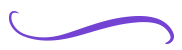 Un remolino morado sobre un fondo blanco.
