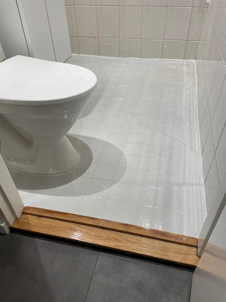 Kylpyhuonesaneeraus Espoon saneerauskohteessa. Kodin Pienet Remontit.