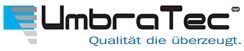 Logo for UmbraTec, with blue and gray graphic, black text, and tagline