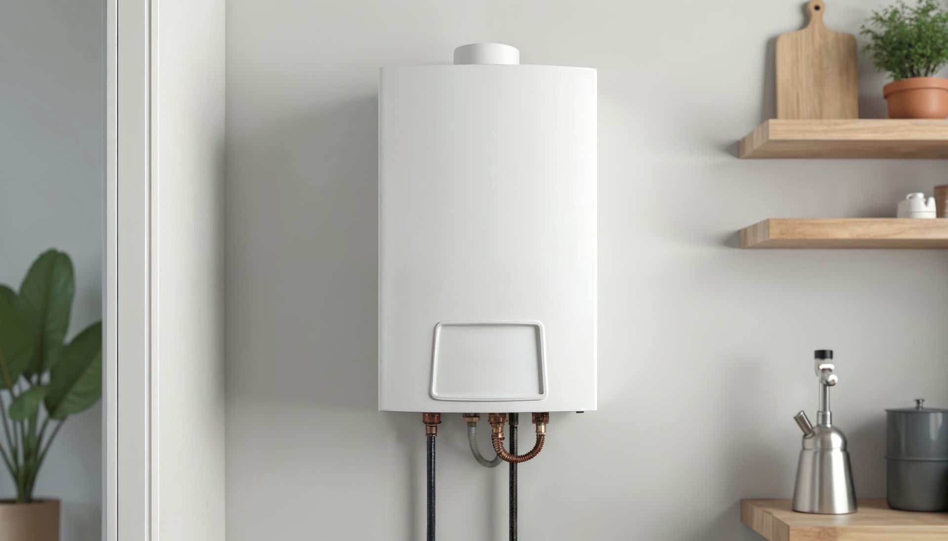 Une chaudière à gaz