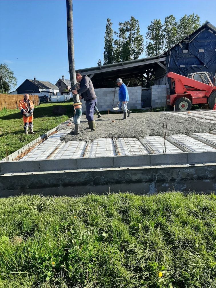 Mise en place d'une chappe liquide