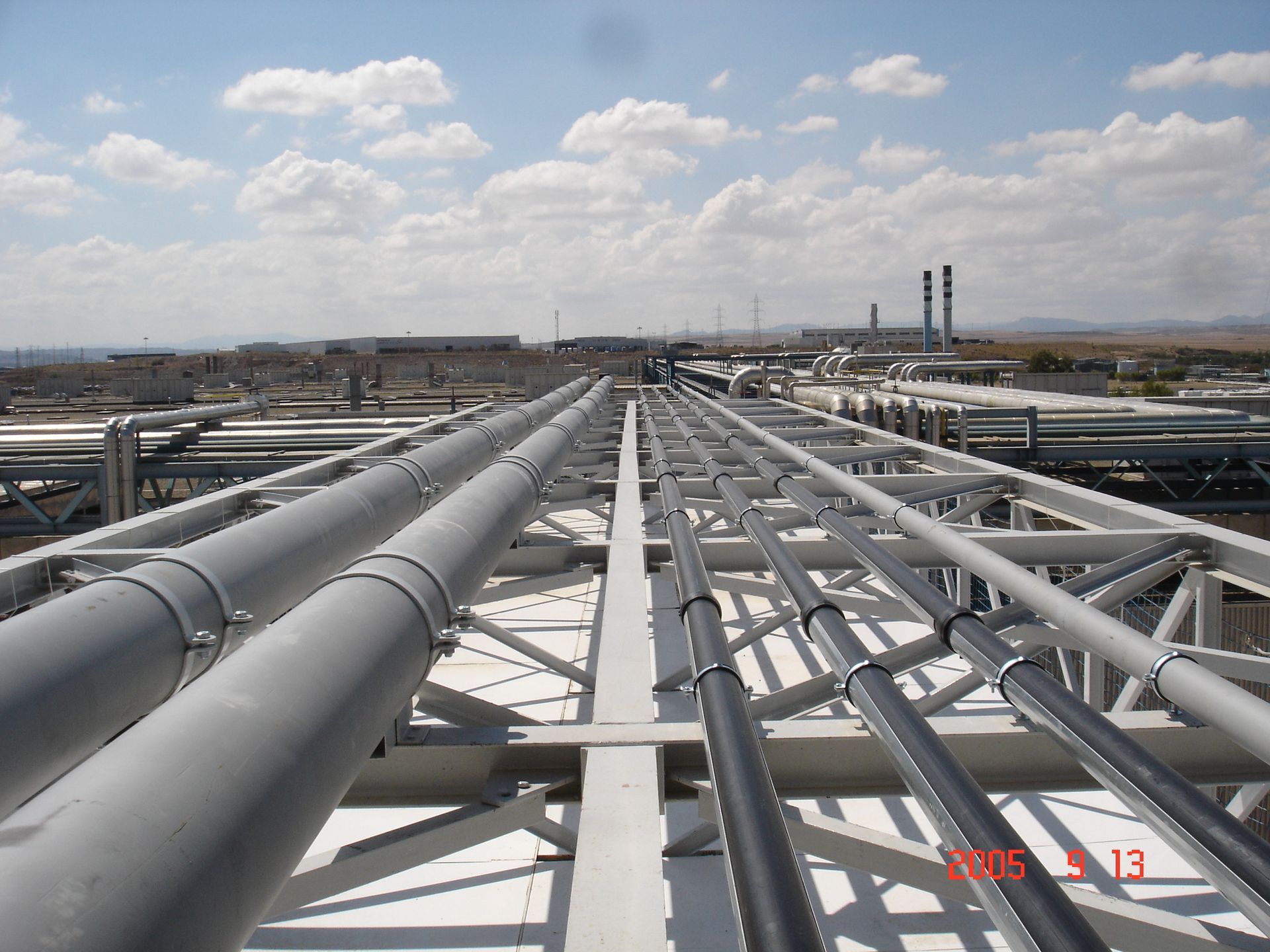 Baustellenverrohrung