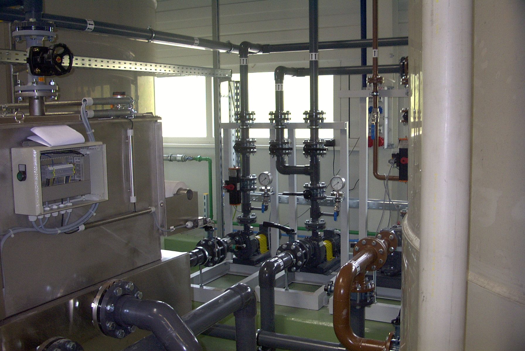 Verrohrung Abwasseranlage