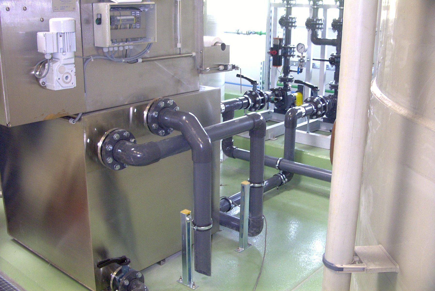 Verrohrung Abwasseranlage