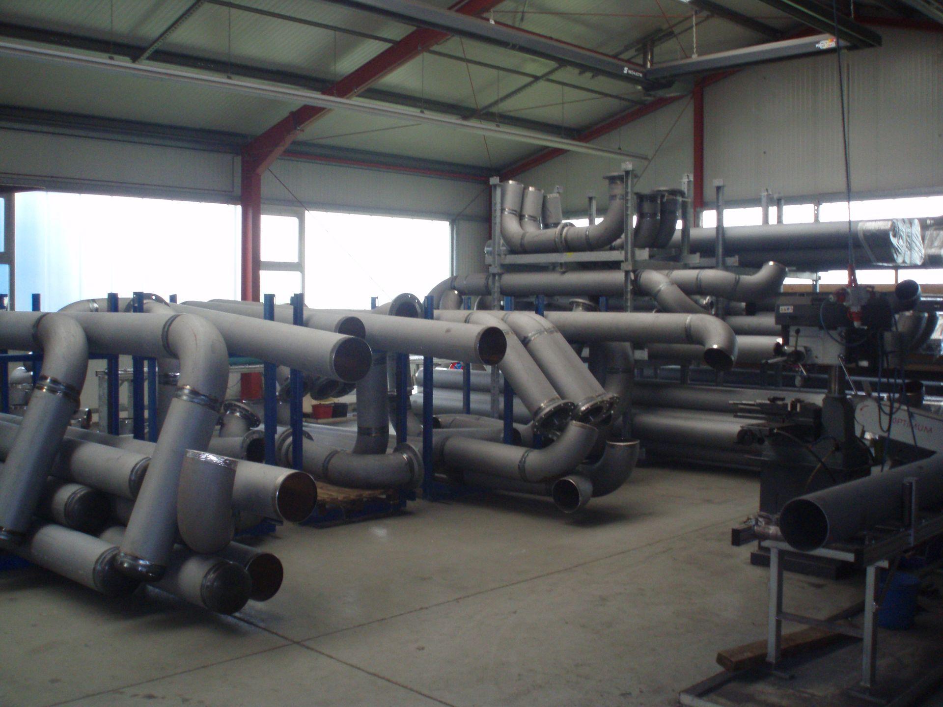 Vorfertigung Stahlverrohrung