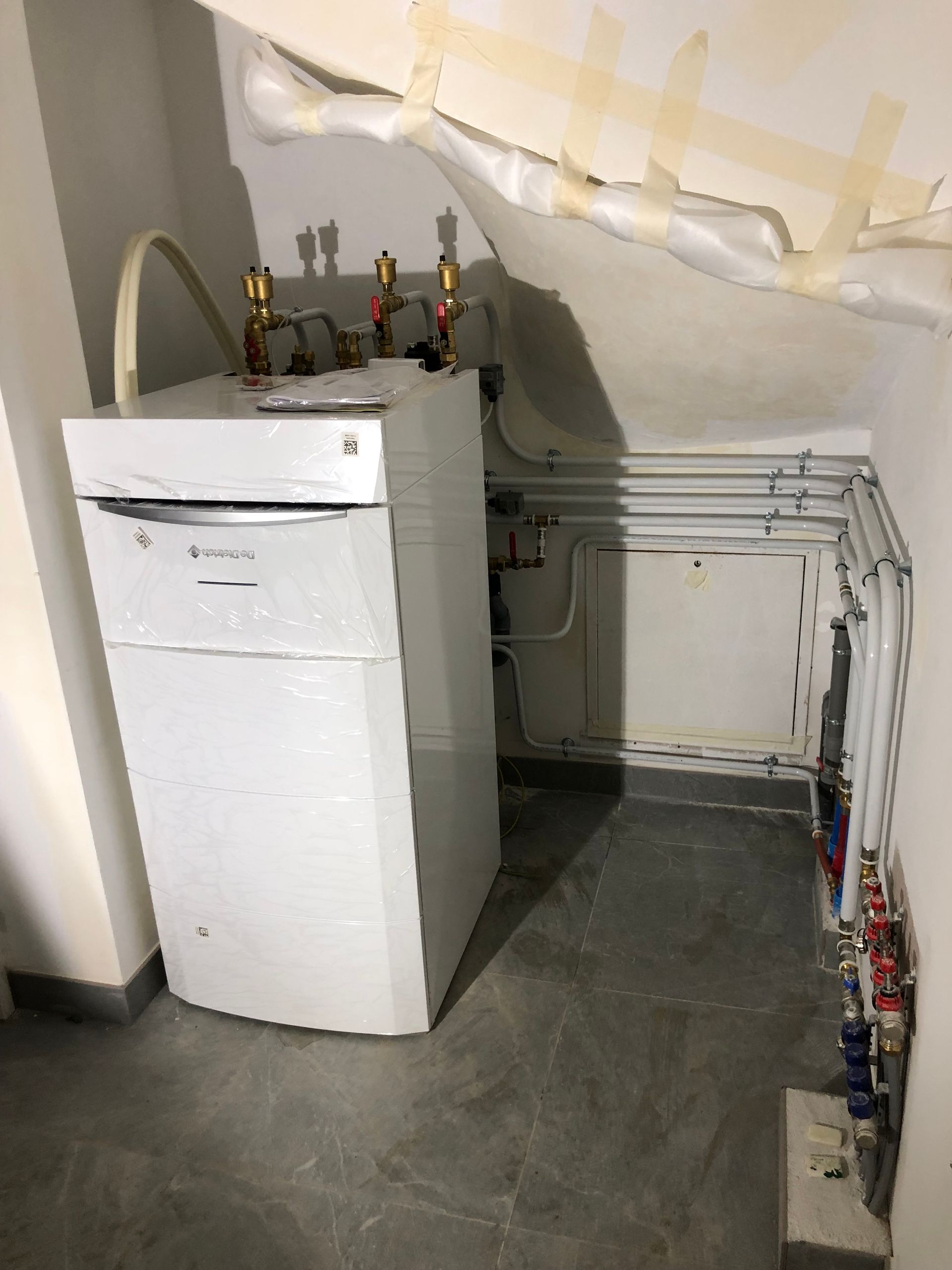 Installation d'une PAC à Saint-Chef.