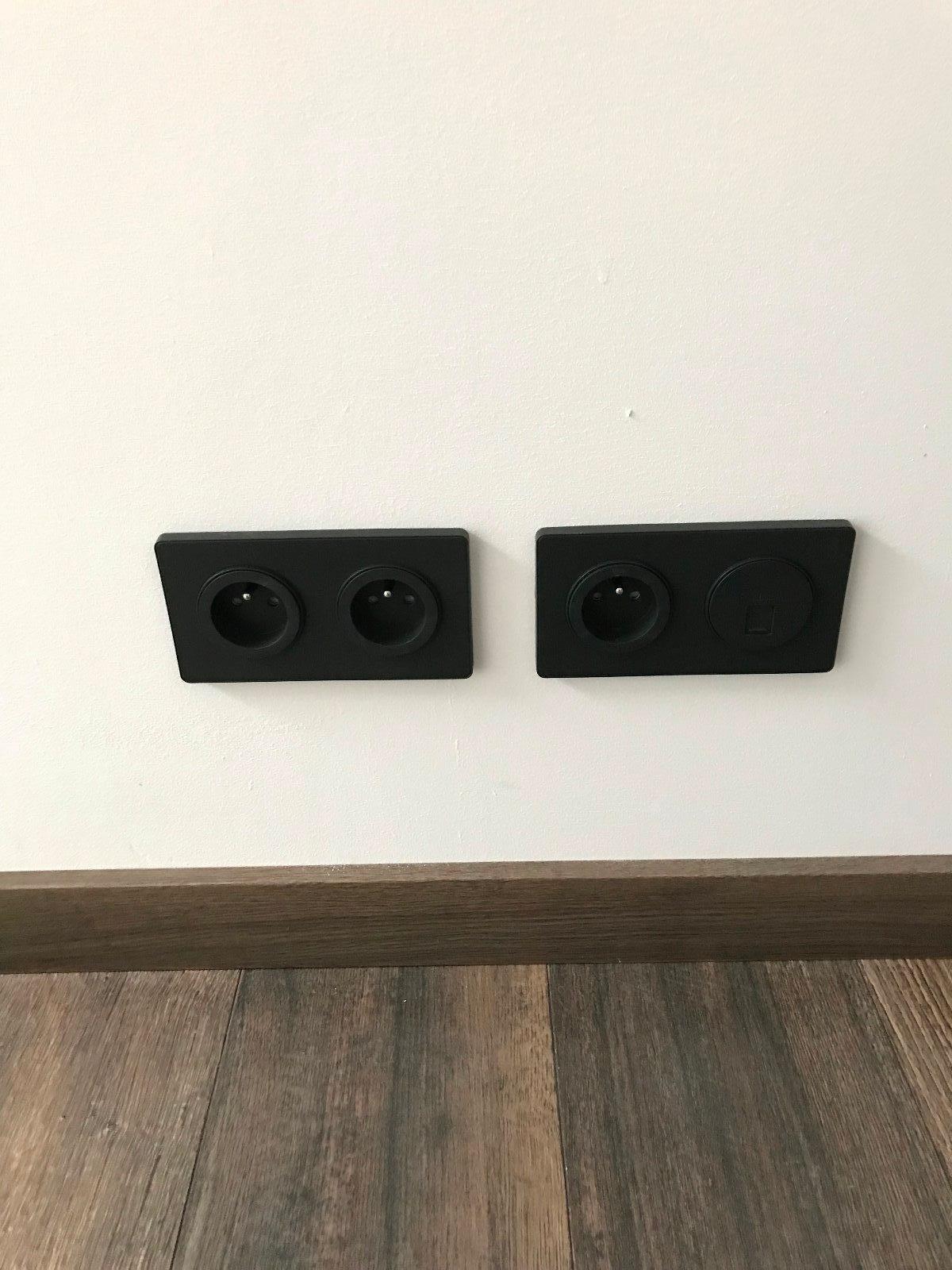 appareillage anthracite Schneider