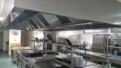 Hotte de cuisine prête à l'emploi