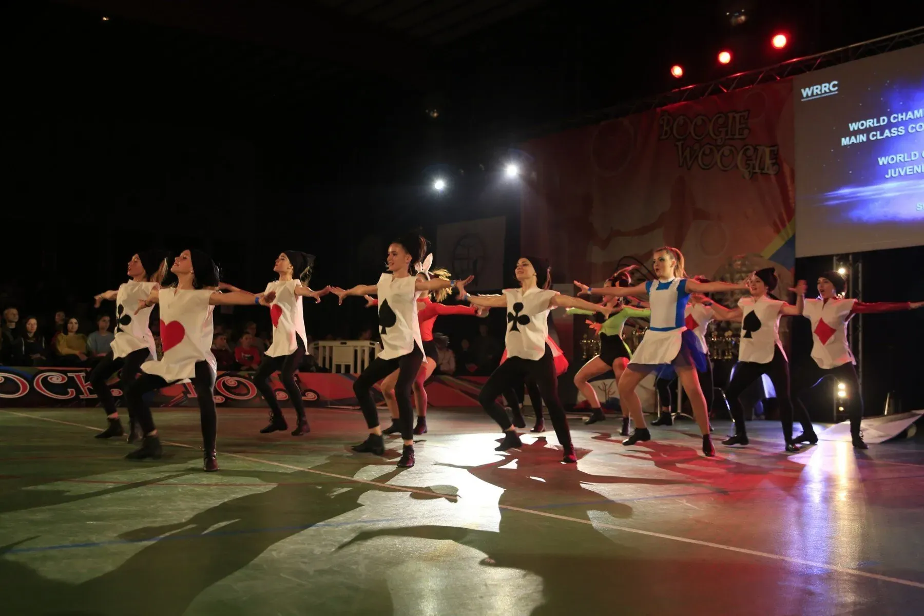 Démonstration du groupe compétiteurs pendant le championnat du monde 2019, organisé à Saint Maurice l'Exil