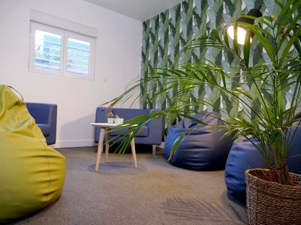 Intérieur d'un espace At Home - coin détente