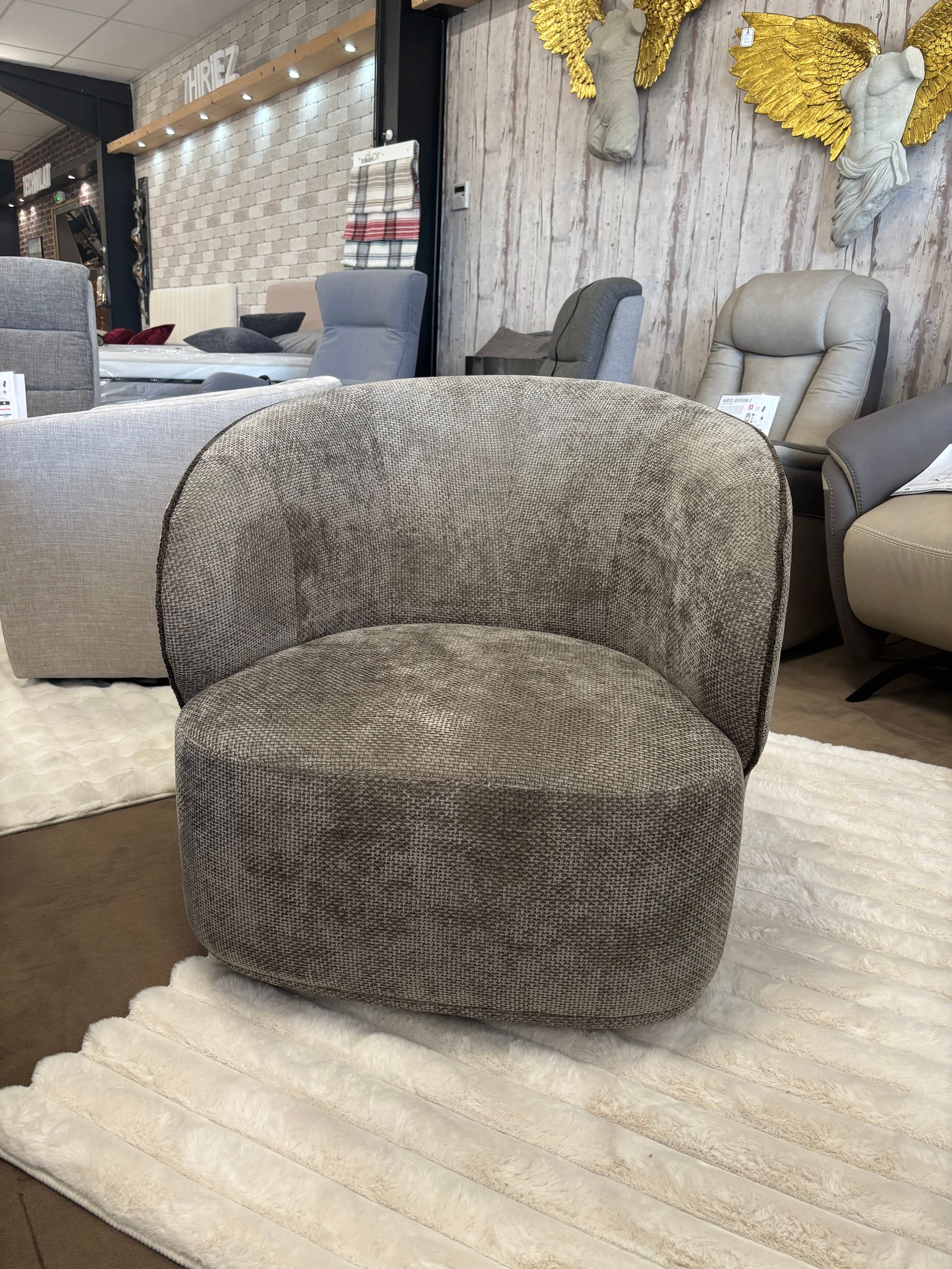 Fauteuil gris