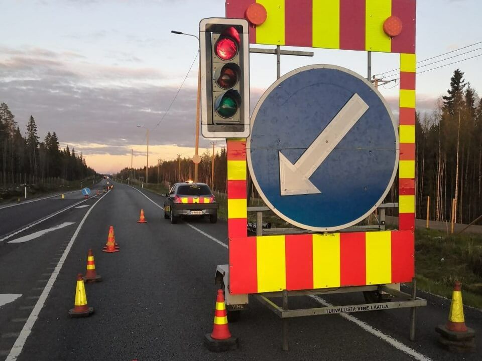 Tietyömaan liikennejärjestelyt