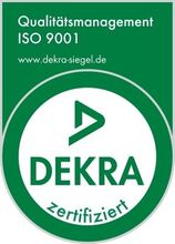 DEKRA-zertifiziert mit Qualitätsmanagement ISO 9001