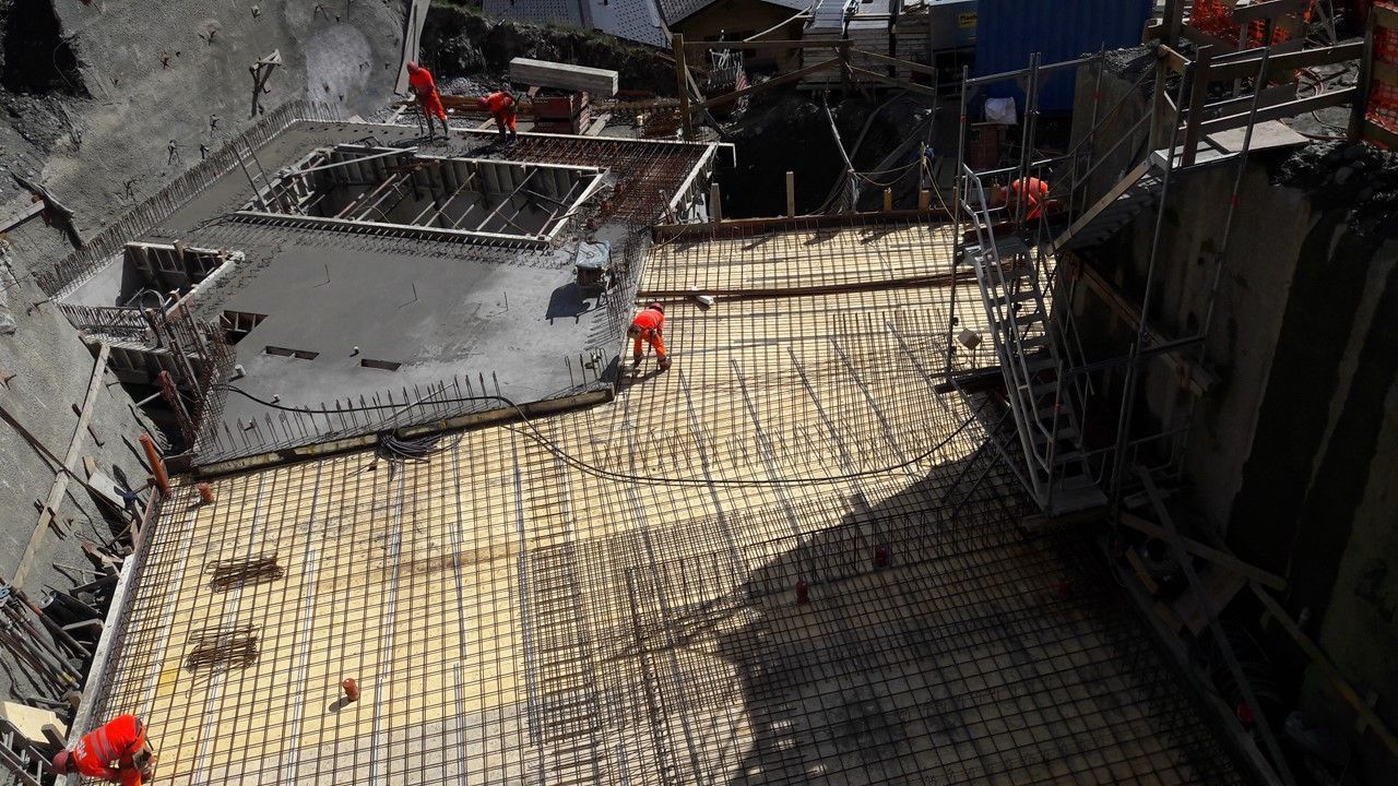Chantier en travaux