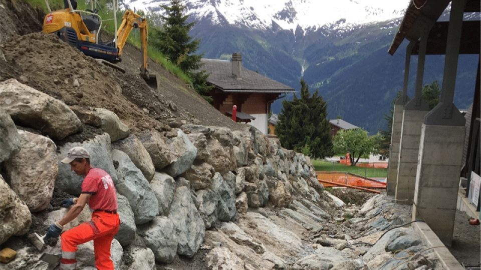Travaux en montagne