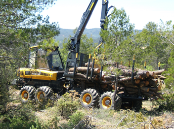 Porteur forestier PONSSE