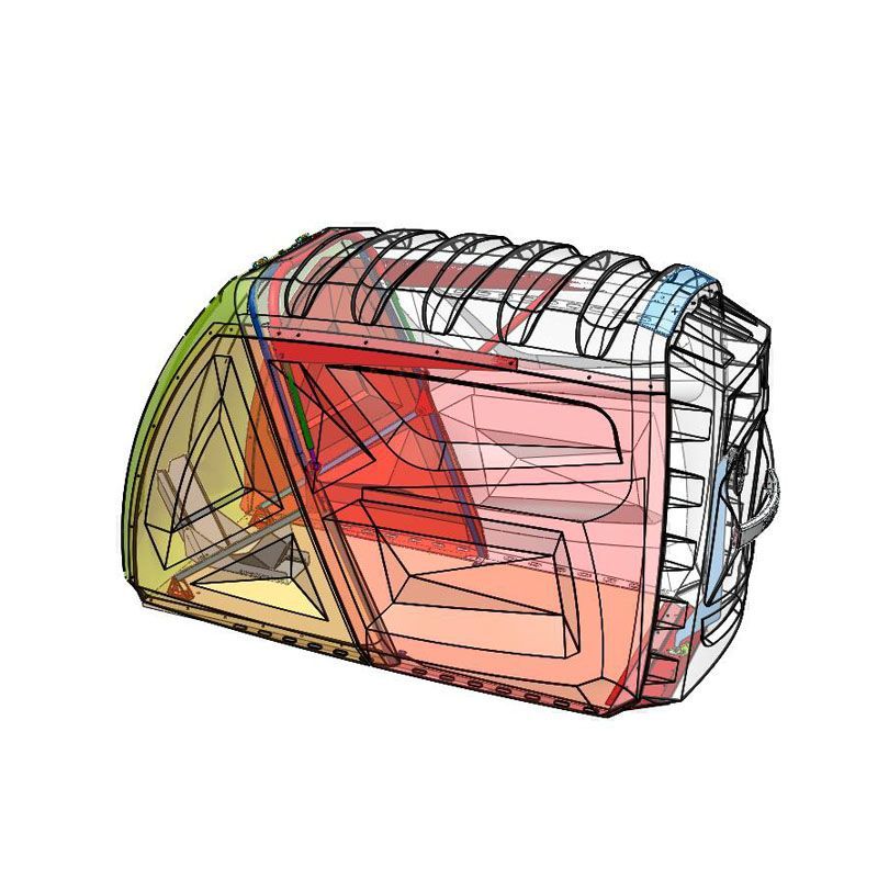 CAD-Konstruktion, BikeBox, Motorradgarage, CAD-Daten, CAD-Modell
