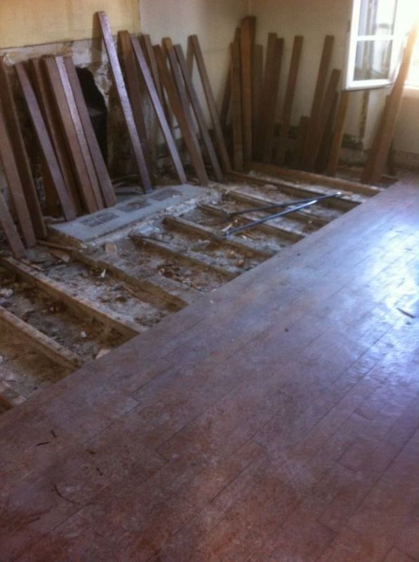 Repose des parquets anciens