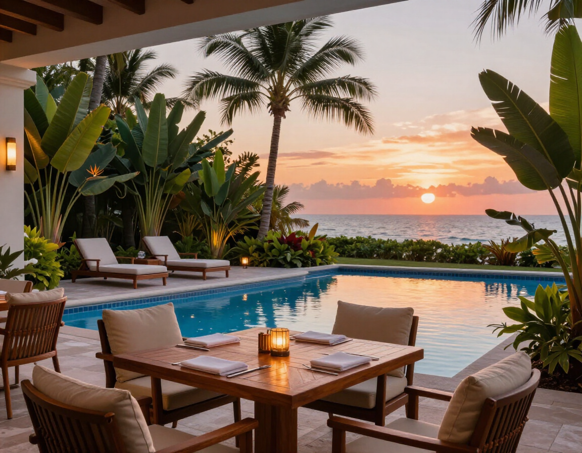Luxury Pool Area
