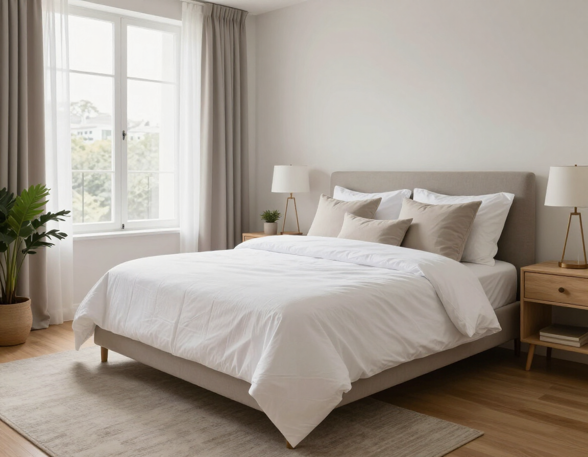 Staged Bedroom Detail