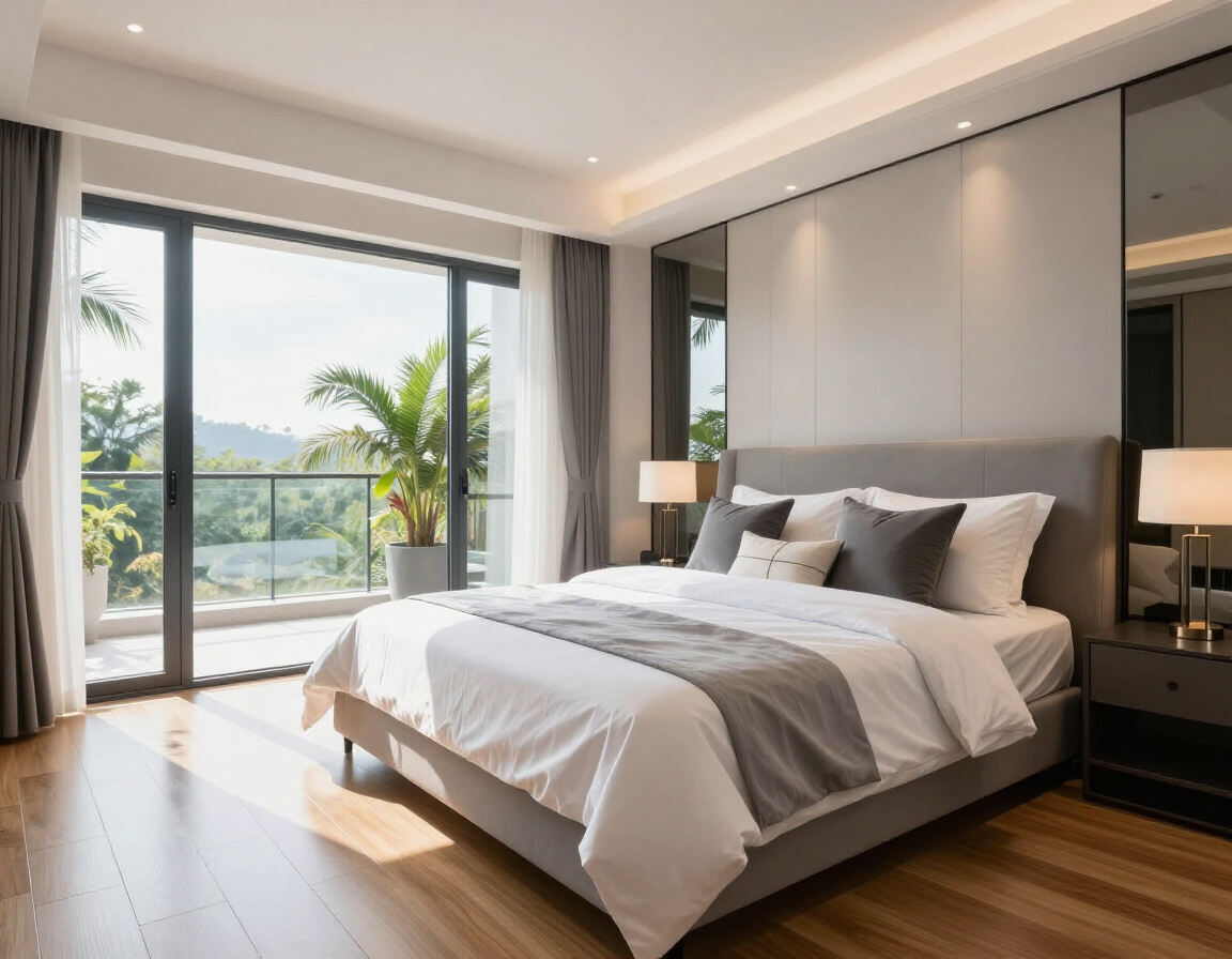 Modern bedroom interior