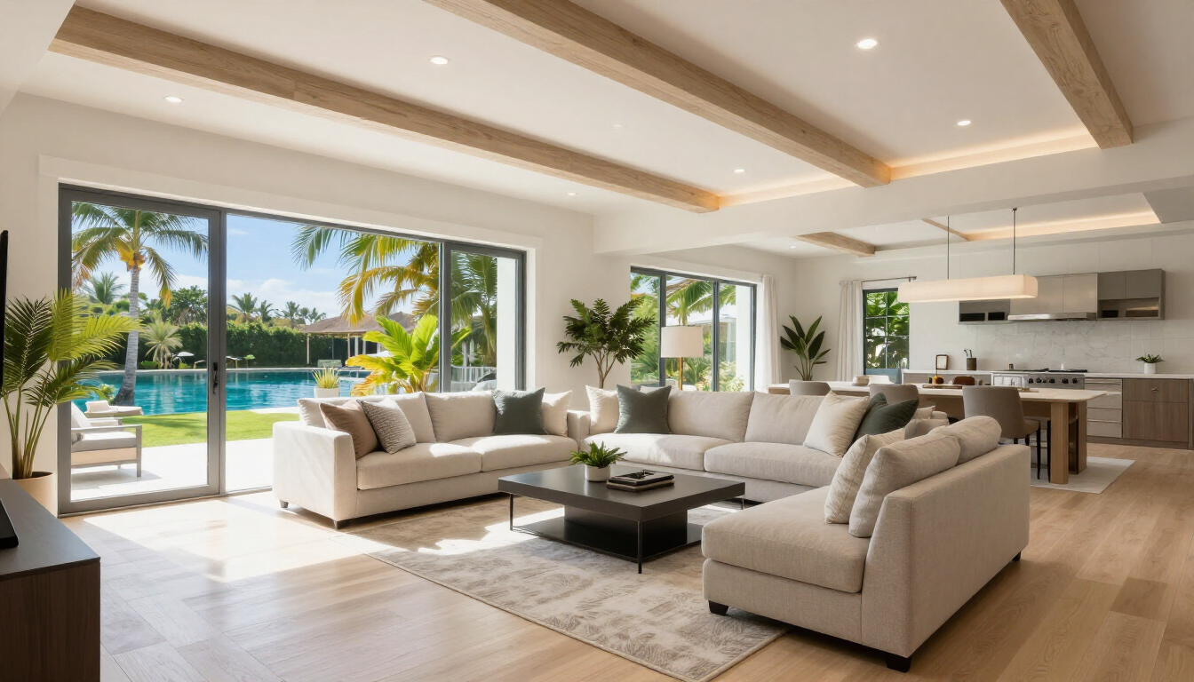 Luxury vacation rental interior representing a managed property