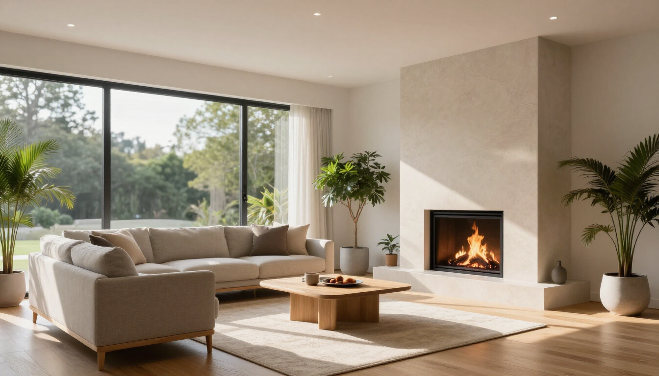 Modern luxury interior of The Hearth at Beauclerc in Jacksonville