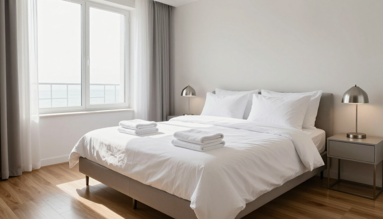 Clean and ready vacation rental bedroom