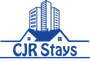 A blue logo featuring a stylized high-rise building atop a house roof with the text