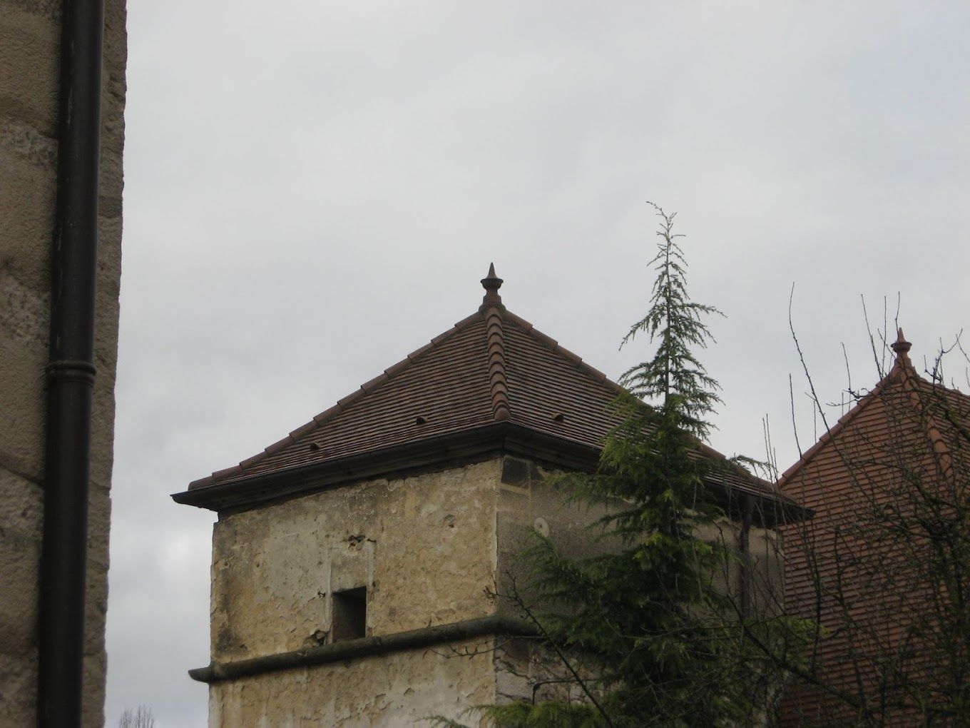Toiture d'une maison ancienne
