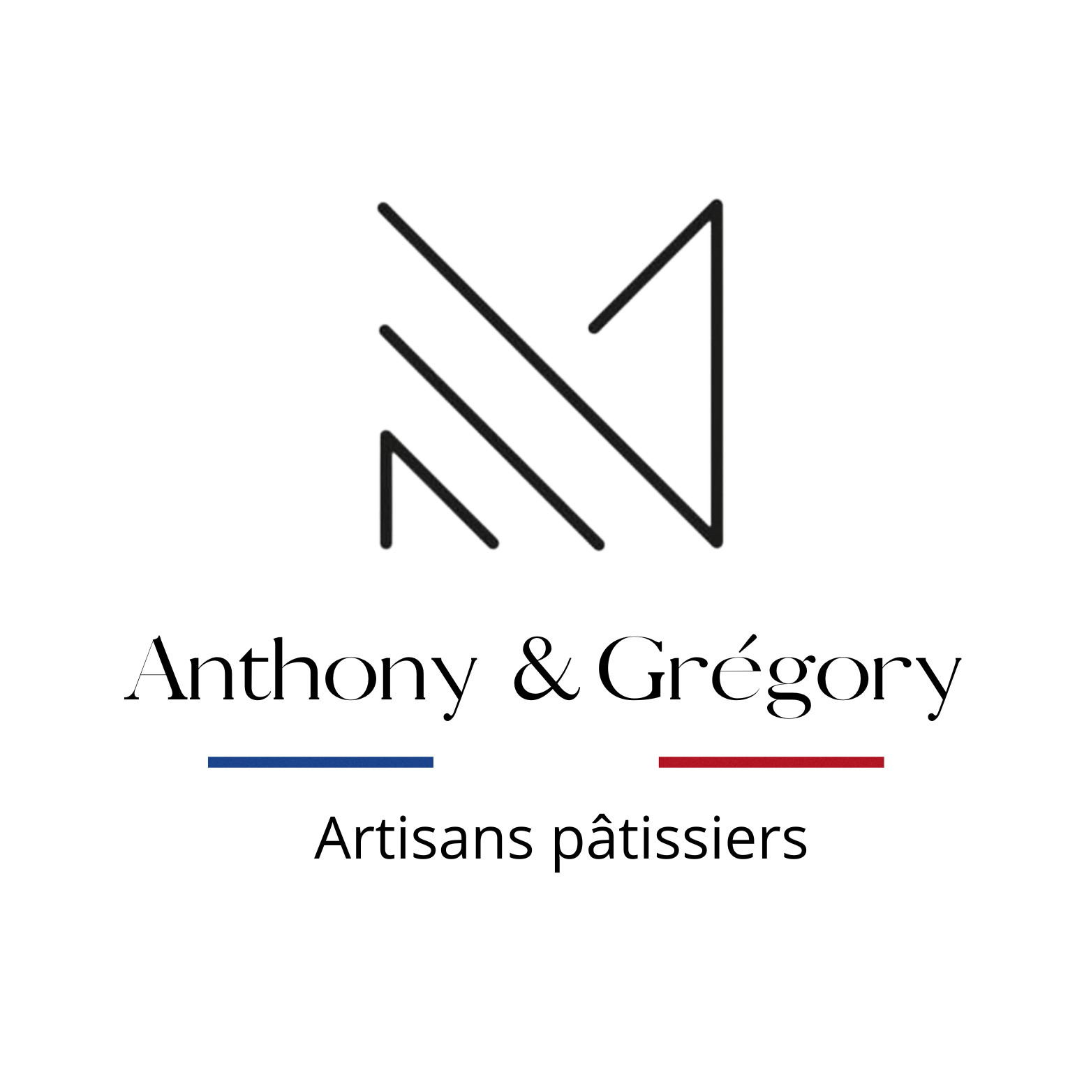 Un logo pour anthony et gregory, artisans patissiers.