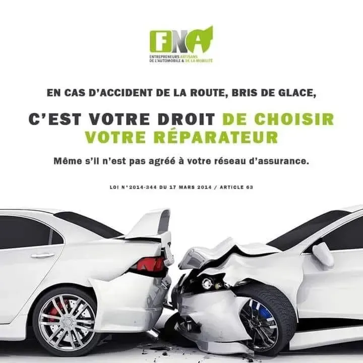 Affiche sur le droit de choisir son réparateur