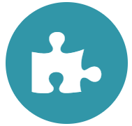 Pièce de puzzle représentant la nouvelle famille