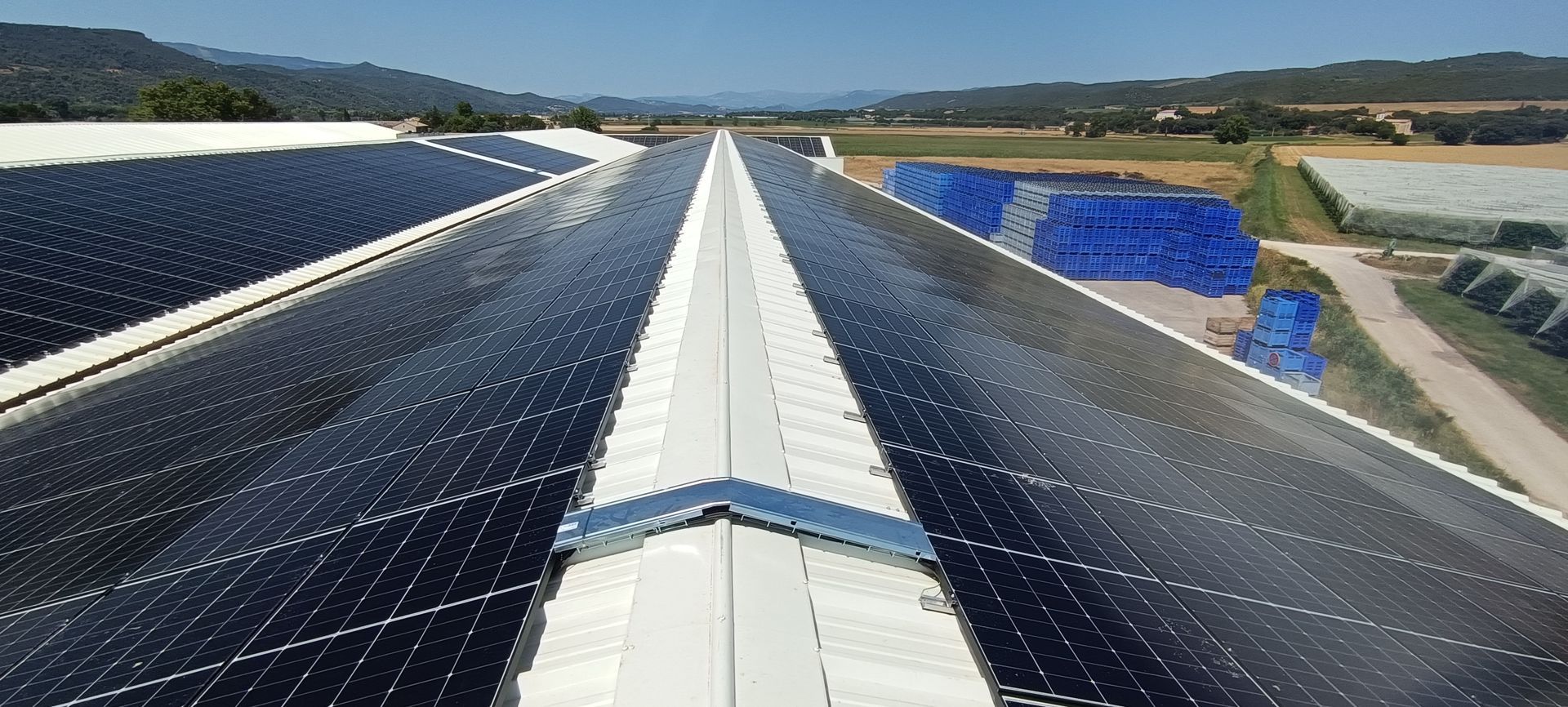 Installation de panneaux solaires