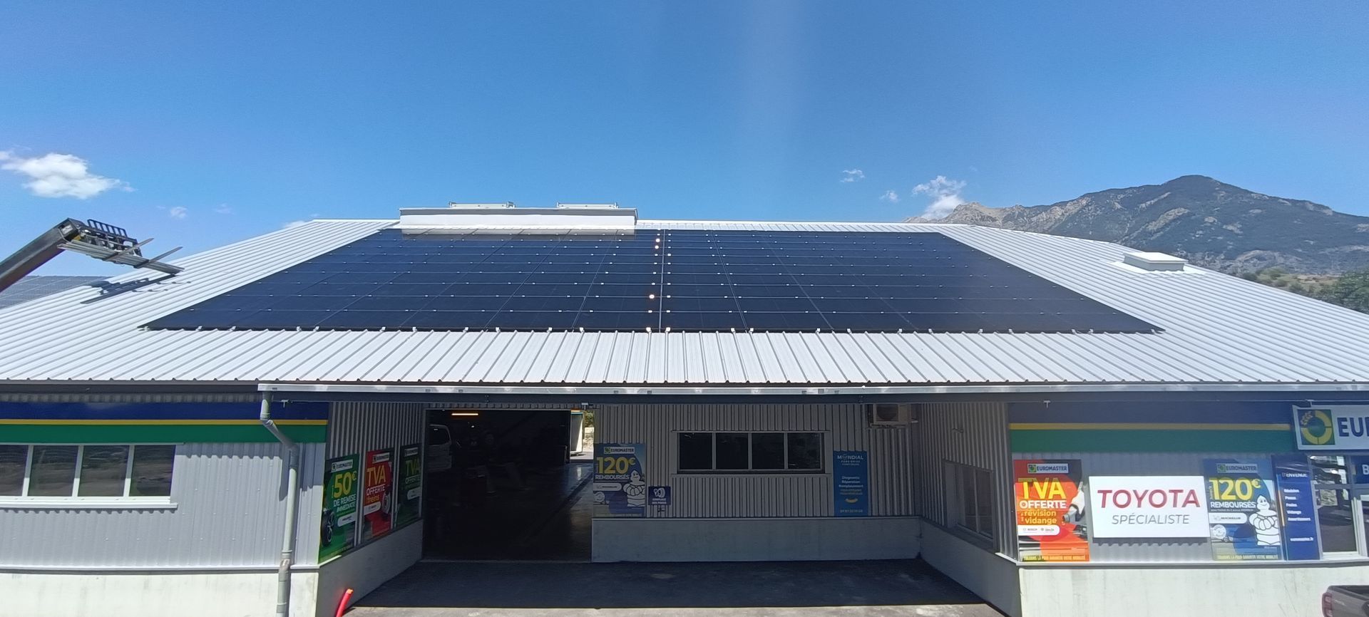 Pose de panneau solaire