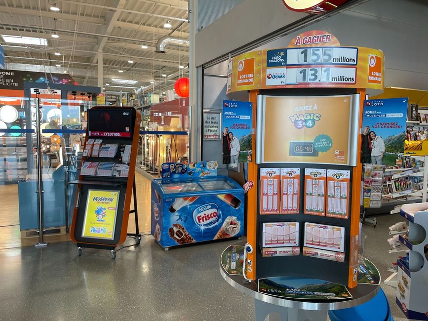 Présentoir de magasin