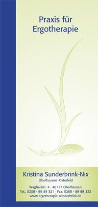 Praxisflyer Ergotherapie Praxisflyer Ergotherapie