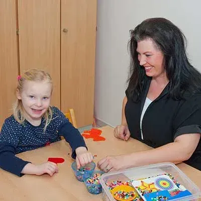 Frau Sunderbrink in der Behandlung