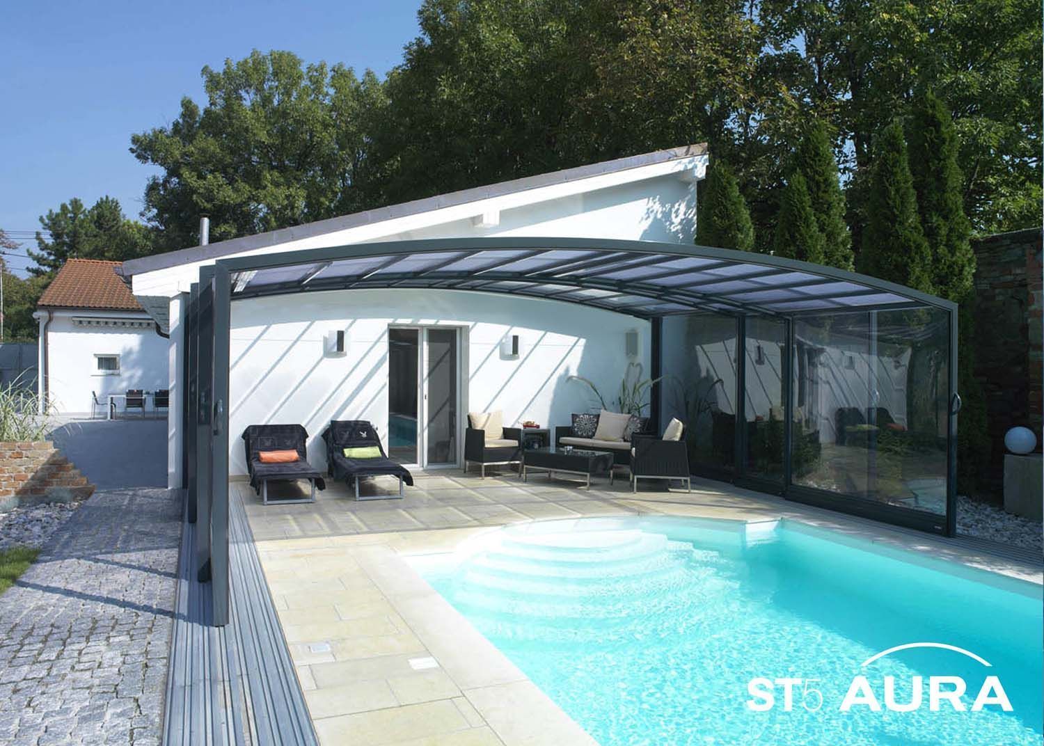 Schwimmbadüberdachung - Dream Pools - Herisau