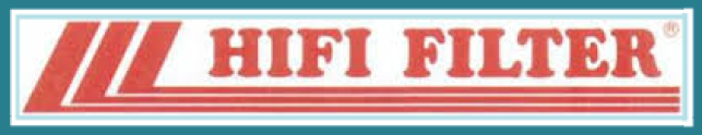 Un logotipo para una empresa llamada HiFi Filter.