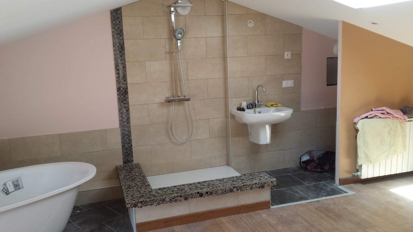 Douche à l'italienne