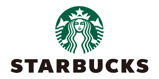 El logotipo de Starbucks tiene una mujer con cabello largo y una corona en la cabeza.