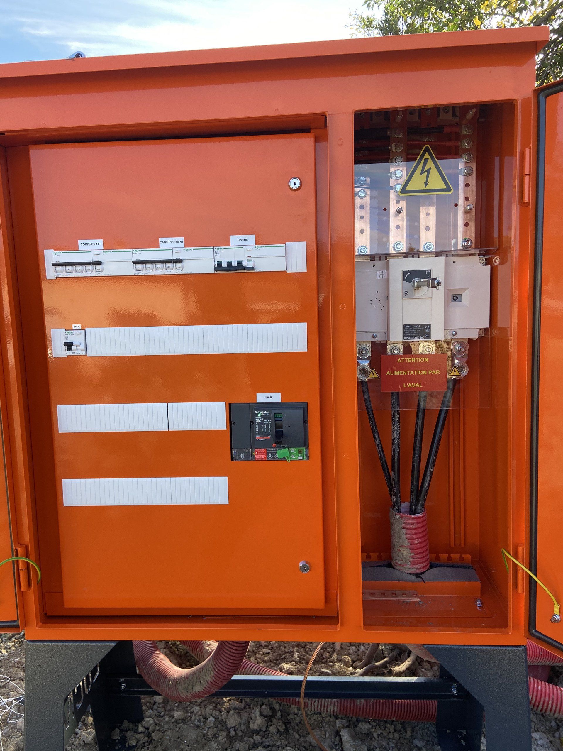 Travaux d'électricité générale et de chantier