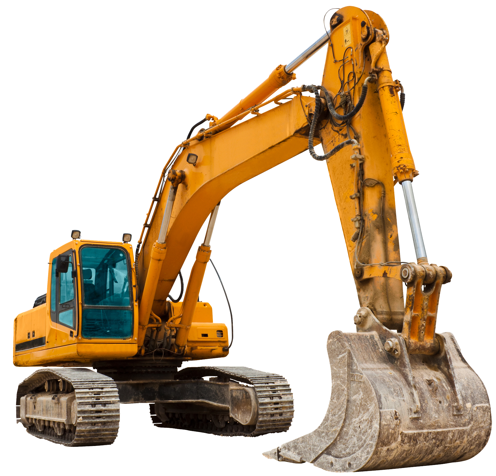 Pelle jaune avec son godet