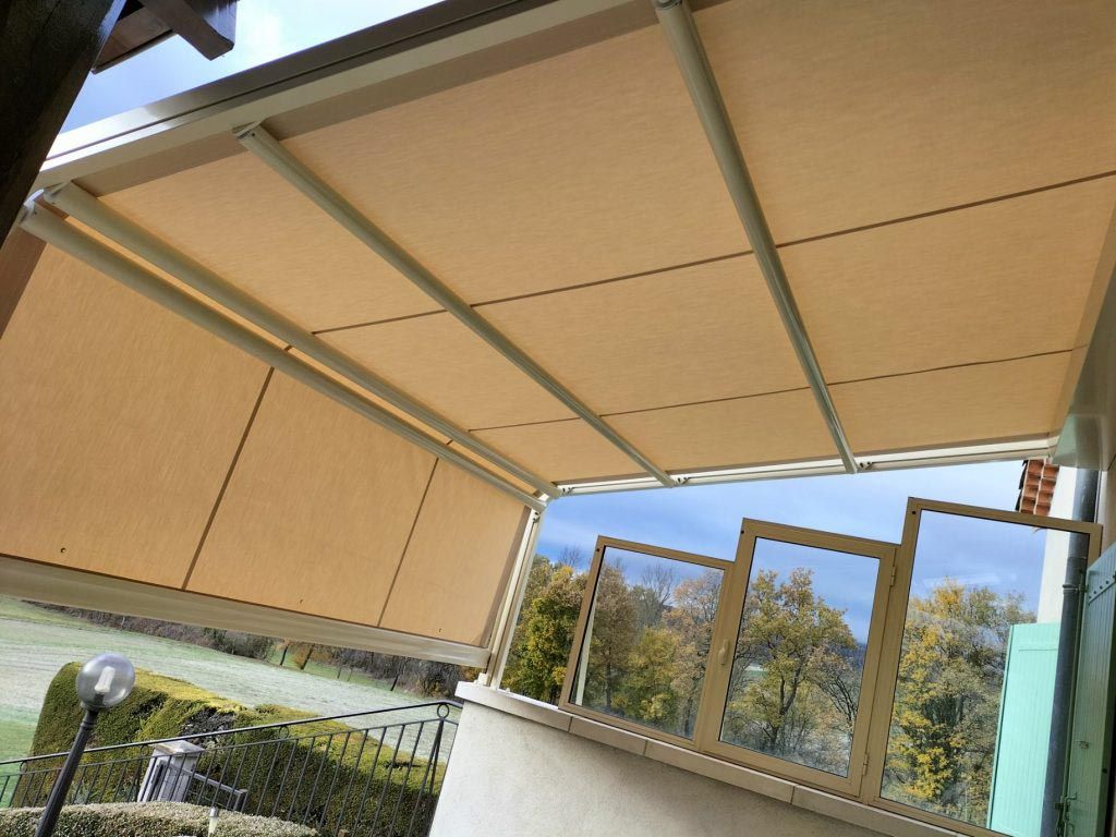 Store extérieur double pente