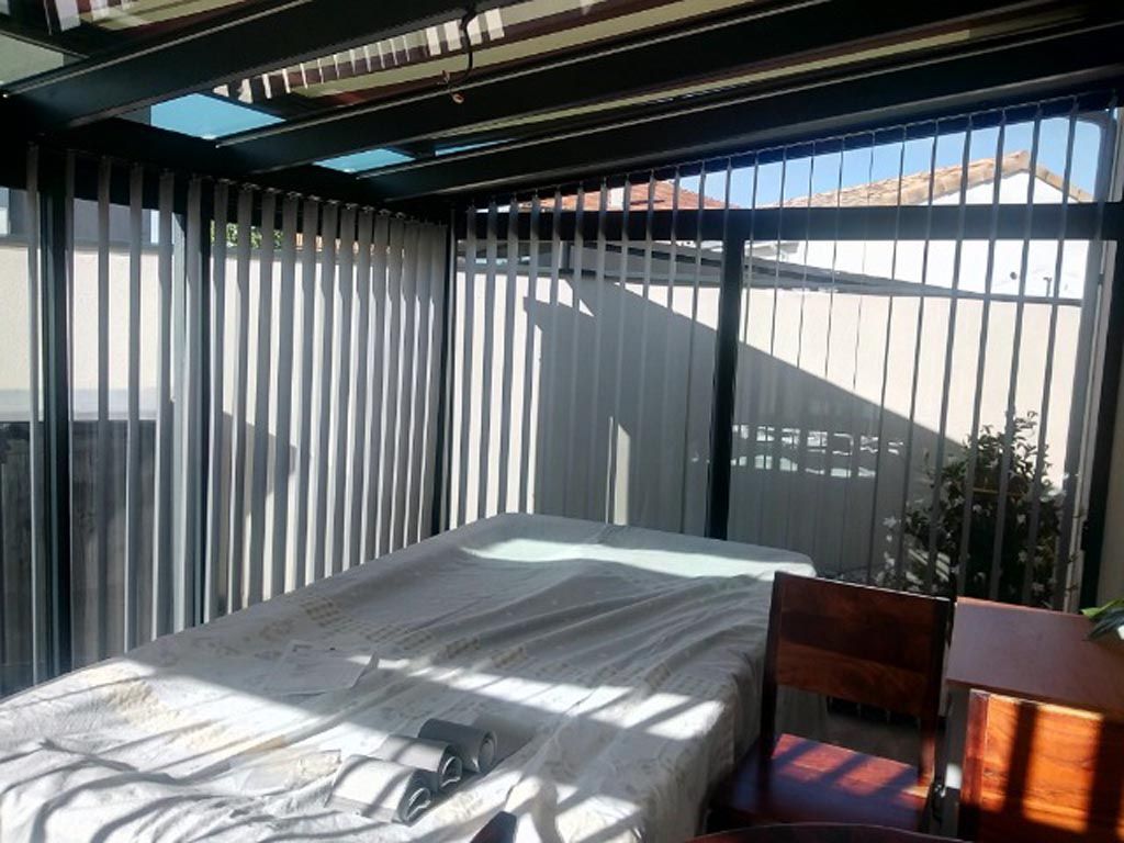 Pergola vue intérieure