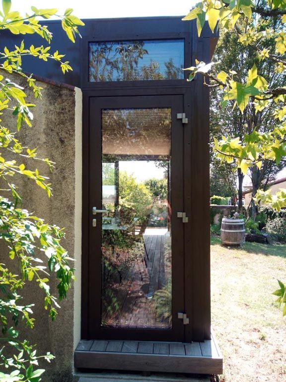 Porte d'entrée véranda