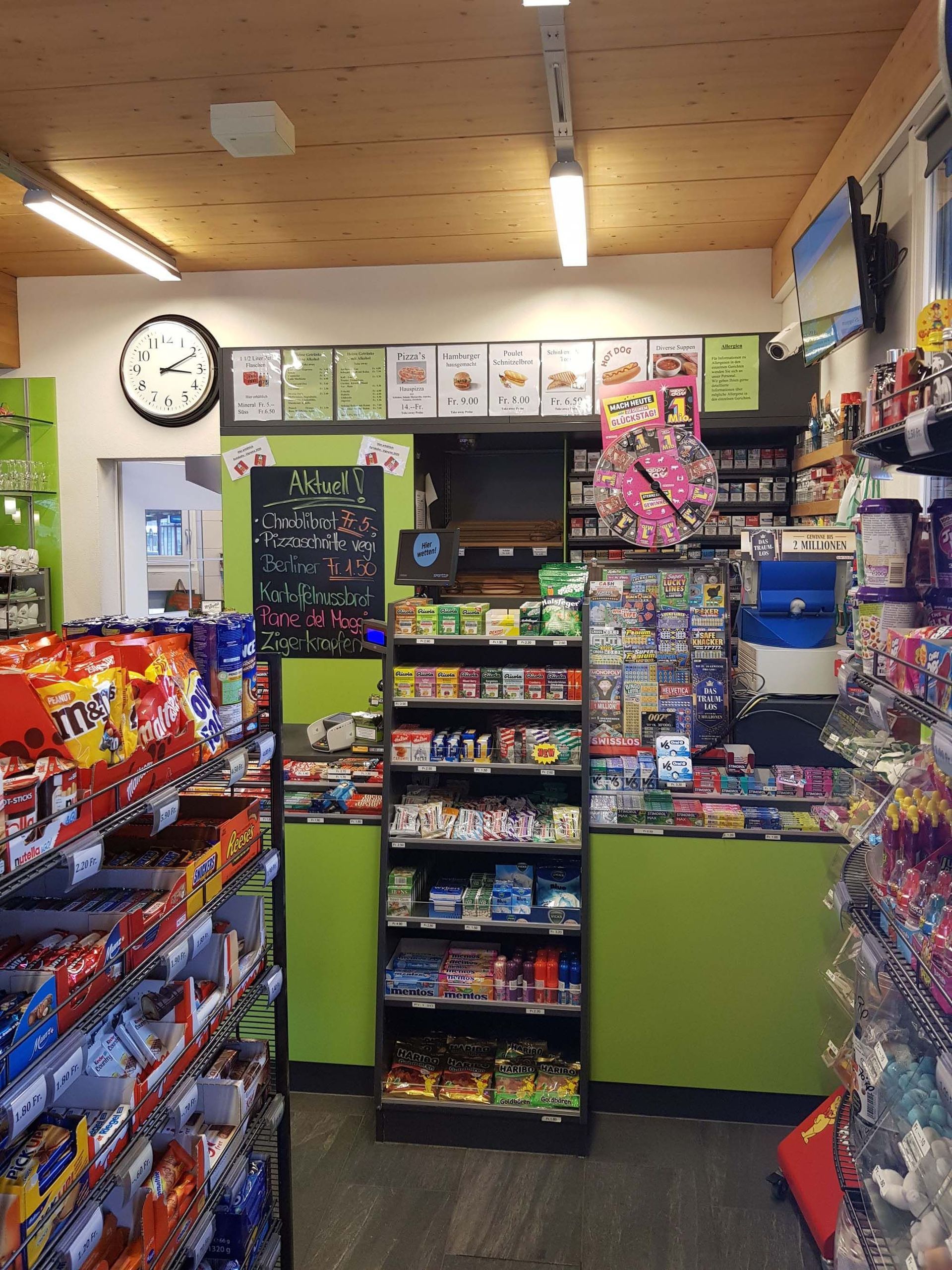 Take away, Café und Kisok - Blumen Vergissmeinnicht GmbH in Unterterzen