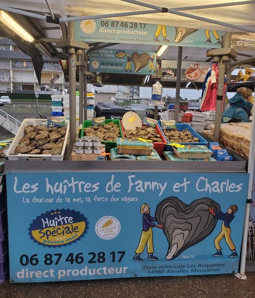 Stand de vente sur marché