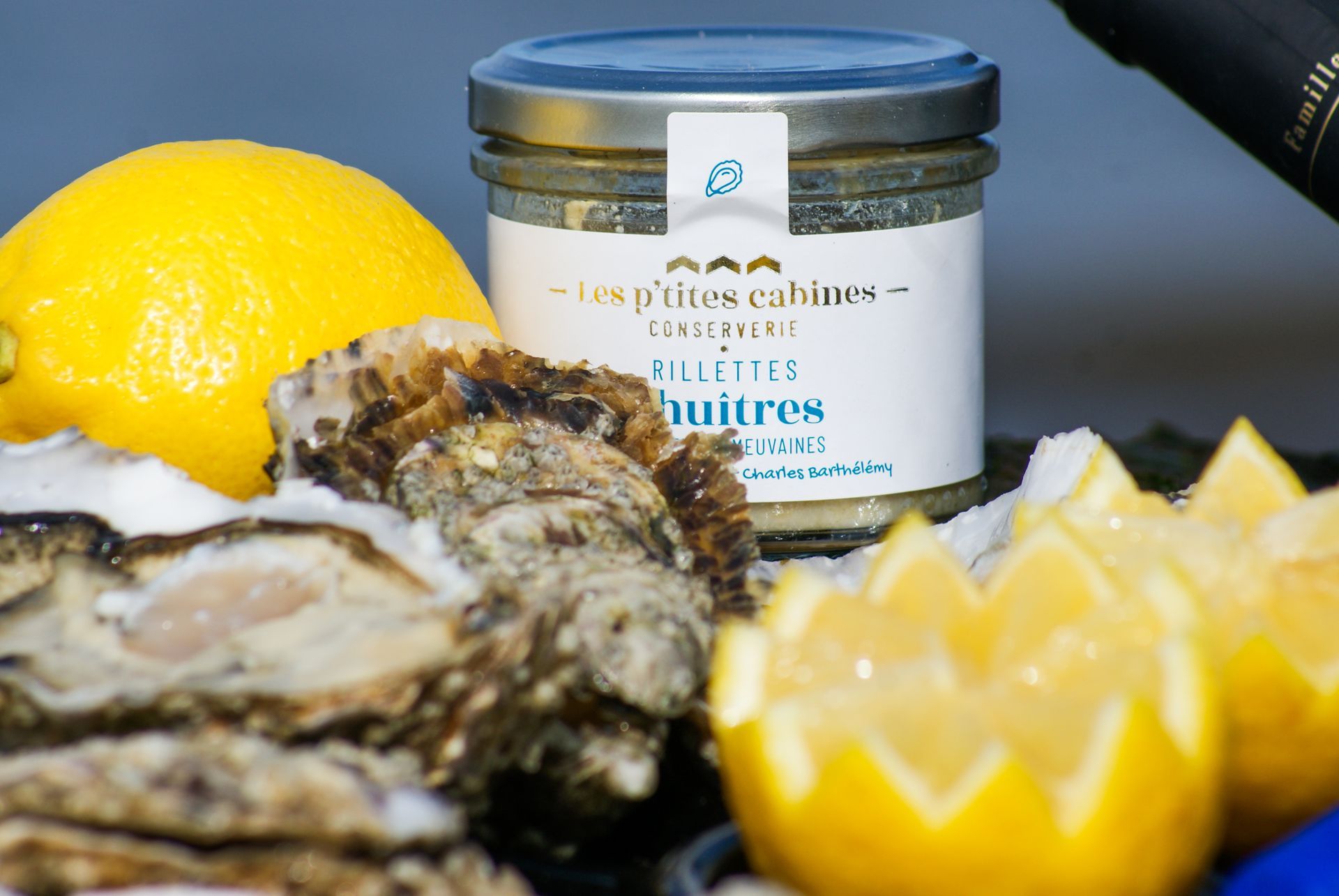 Rillettes d'huîtres et citron